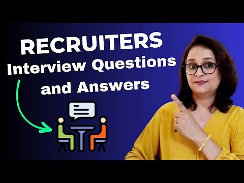 7 Recruiter Interview Questions and Answers - Freshers & Experienced ✅ | Job Interview Prep