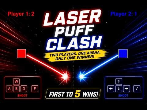 I Built a Two-Player Laser Game in Python for Stanford "Laser-Puff-Clash"