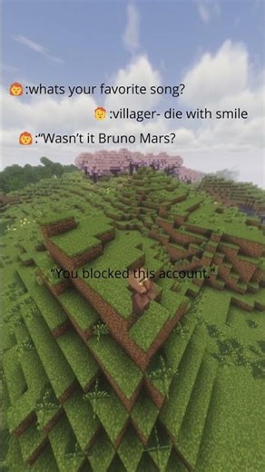 “You blocked this account.” #minecraft #minecraftmemes #shorts