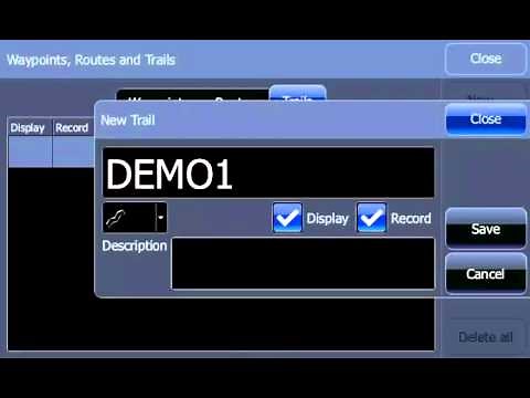 Recording Off Road Trails with Lowrance HDS 7m Gen2 Touch (pre 5.0 software)