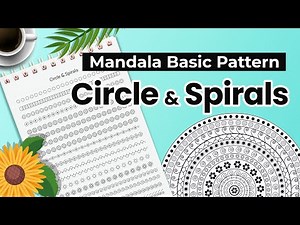 Elements of Mandala "Circles-Spirals" || Mandala basic patterns for beginners || How to draw Mandala