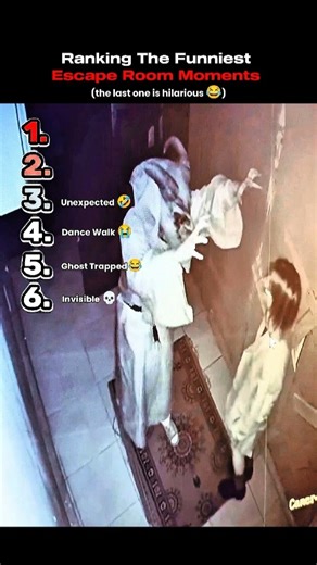 Ranking the Funniest Escape Room Moments 🤣 (Part 2) #escape