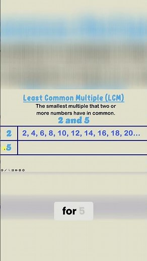 Finding the Smallest Common Multiple with Multiples of 2 and 5