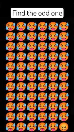 Spot the angry emoji 😡 #emojichallenge #emojyfind #emoji