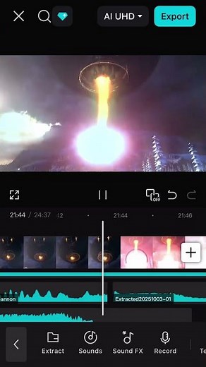 Astro Mothership Laser Beam SFX Redesign #skibiditoilet #sounddesign