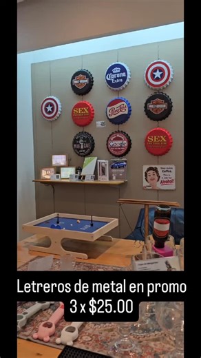 🔔✨ ¡Los letreros más brutales están en JSS STORE! ✨🔔 ¿Buscas ese toque único para tu bar, mancave, oficina o sala gamer? Tenemos la colección más 🔥 de letreros vintage, retro y temáticos: 🛠️ Metal decorativo 🍺 Cervezas y bares 🎮 Videojuegos clásicos 🚗 Garaje & mecánica 💀 Rock, motos y más... 📍 Visítanos en el Megapolis Mall (antes Multicentro), Piso 4 – Local 444 📲 WhatsApp: 6481-3923 🌐 jss.com.pa ¡Dale personalidad a tus espacios con estilo! 👉 Etiqueta a quien necesita uno de estos 