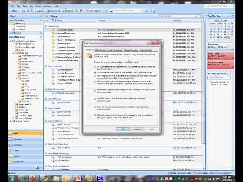 Unblock email address from Microsoft Outlook