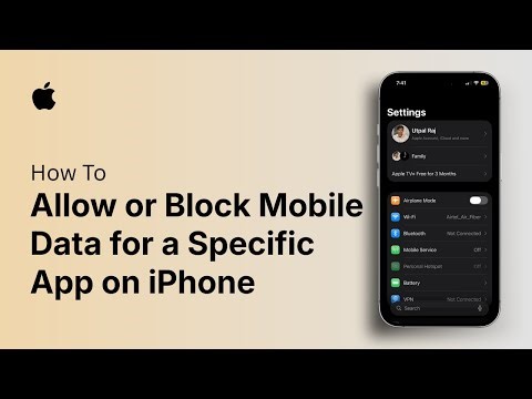 How to Allow or Block Mobile Data for a Specific App on iPhone