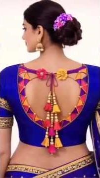 simple blouse design #blouse #blousebackneckdesign