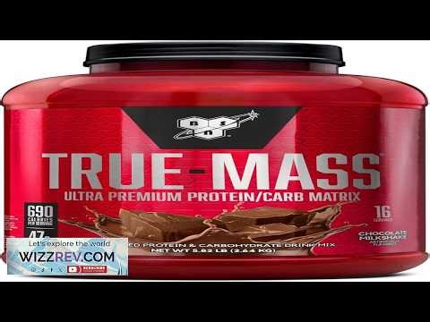BSN TRUE MASS Weight Gainer Mass Gainer Protein Powder Post Workout Muscle Recovery