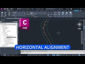 Road Design in Civil 3D - Part 5: Creating Horizontal Alignment