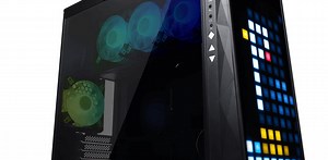 これがホントのゲーミングPC。ドットが光るフロントパネルでゲームが遊べるミドルタワーケース