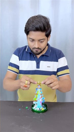 Magical Crystal Tree Growing #shorts