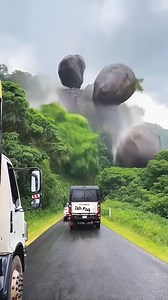 4.9K views · 37 reactions | #Shocking  GIANT stones fall from the dead and destroy the road to the city!樂樂 #fbyシvideo #2025reels #viralreelschallenge #fypシ #foryouシ #share #followme #support #thankyou | Ish Faq | Facebook