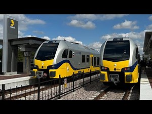 Dallas's NEW TRAIN on Opening Days! DART Silver Line Ride and a Tour of the Whole Line!