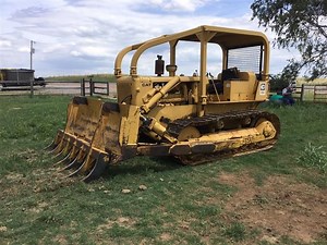 1973 Caterpillar D5 Dozer W/Root Rake | Construction