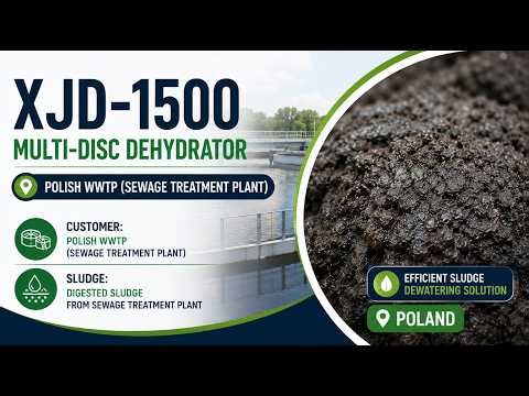 Sludge Dewatering Machine for Sewage Treatment Plant