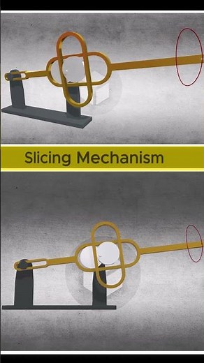 Slicing Mechanism | 3D Mechanical Animation #shorts