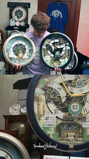 Enjoying Seiko Melodies in Motion Clocks Together