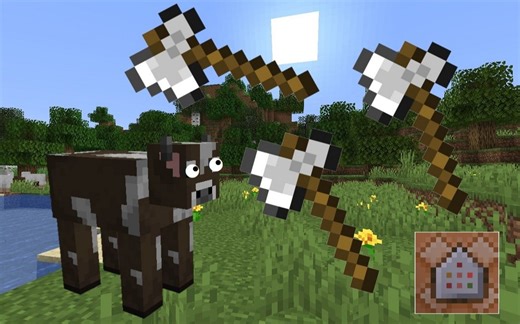 【MC命令方块小教程】做一个比某记者还快的宰牛机