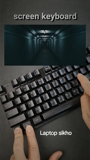 Use this trick bring up on- screen keyboard 👍