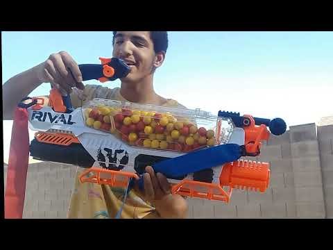 Nerf Heavy Gunner Week Day 4 - Nerf Rival Prometheus Review.