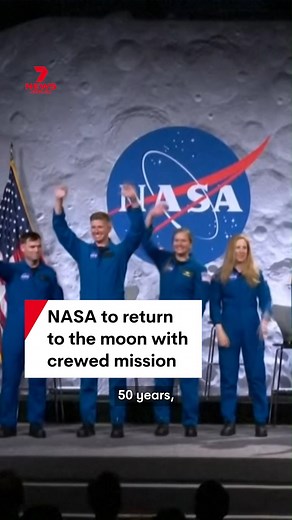 608K views · 7.4K reactions | NASA is set to return to the moon as soon as next year with a new crewed mission. #nasa #moon #space #spacetravel #astronomy | 7NEWS Australia | Facebook