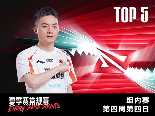 2024LPL夏季赛组内赛W4D4每日TOP5：Light秘术射击 全是操作斩获四杀