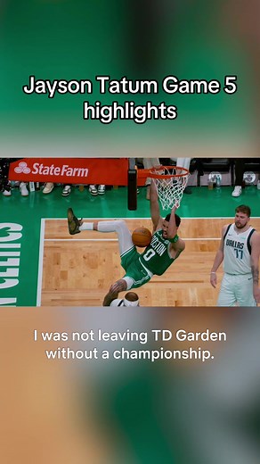 Jayson Tatum: Memorable Game 5 Highlights