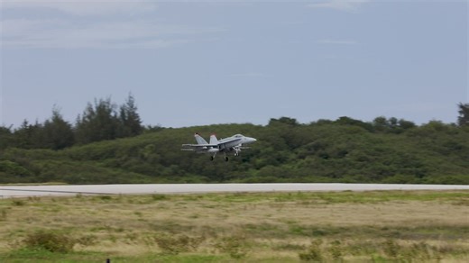 U.S. Marines conduct FARP operations at Tinian