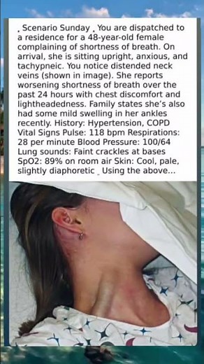 Distended Neck Veins and Shortness of Breath - A Clinical Presentation