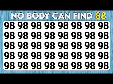 Test your eyes - Number and Letter Brain Edition | Observation Skills Accuracy