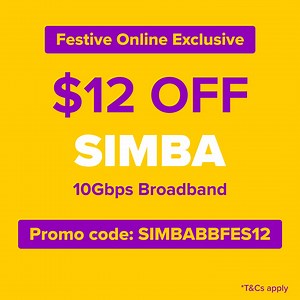 We hear you! Our $12 OFF SIMBA Broadband promo has been extended till 31 Dec 2024. Use Promo Code: SIMBABBFES12 | SIMBA Telecom