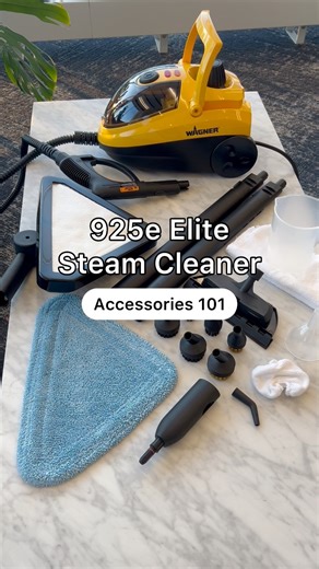 An accessory for every surface 🫧 Here’s how to use all 20 accessories that come with the 925e Elite Steam Cleaner 🧽 Save this for your future home cleaning projects 📩 | Wagner Painting
