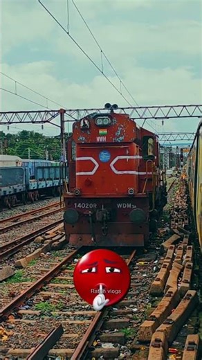 The powerful railway engine wdm3a | wdm 3a locomotive | Railway engine