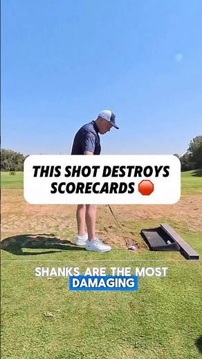 STOP Shanking the Golf Ball! This Simple Drill Actually Works ⛳ #golf #golftips #golflessons