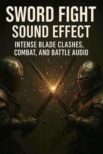 Sword Fight Sound Effect | Intense Blade Clashes, Combat, and Battle Audio
