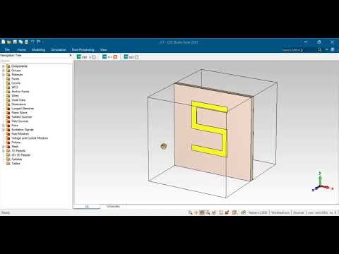 unit cell for RIS in cst