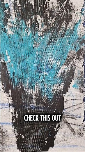 Drained | Abstract Oil Coldwax Painting | Expressionist