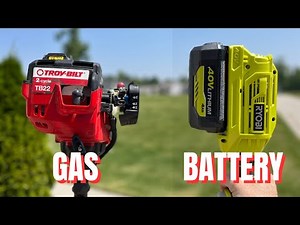 Gas Powered or Battery Operated String Trimmer???