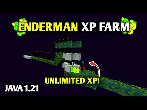 EASIEST Enderman XP Farm in Minecraft 1.21 Java – Unlimited XP & Ender Pearls!