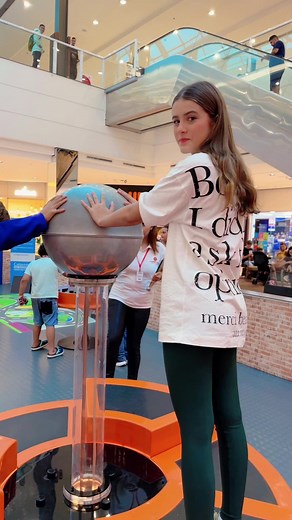 Interactive Science Exhibit at Shopping Mall