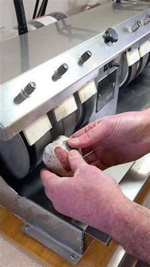 Polishing a Puddingstone Fresh Out of Lake Huron
