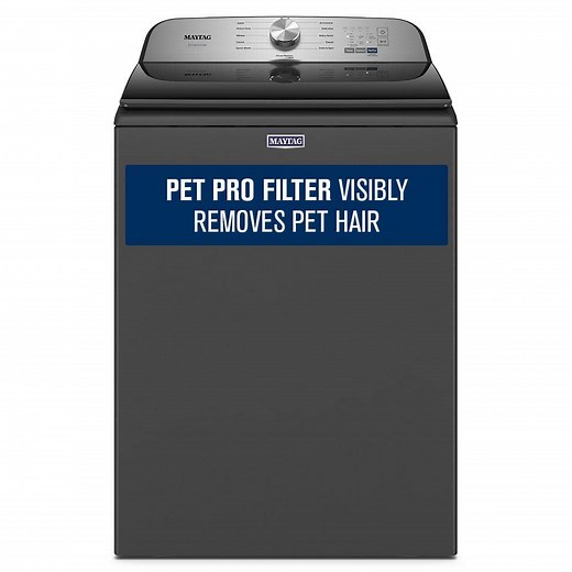 Reviews for Maytag 4.7 cu. ft. Pet Pro Top Load Washer in Volcano Black | Pg 1 - The Home Depot