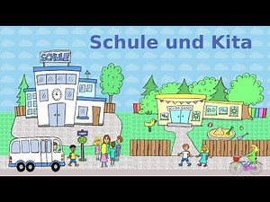 Deutsch lernen: Schule und Kita - Schüler / Lehrer / Eltern / Erzieher - learn German: school