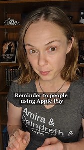 If you're using Apple Pay to order books from my store, be sure your Apple info is up to date! It's an easy fix on my end, it's just been a weirdly common problem this past month. | Elisabeth Wheatley