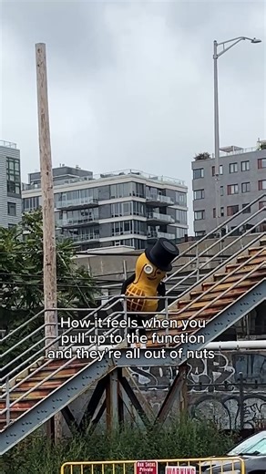 So much for being fashionably late | Mr. Peanut