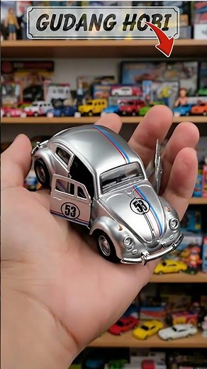 VW Beetle Herbie 53 Diecast Toy Car 1:38 Scale Metal Gift & Collection