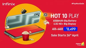 418K views · 1.6K reactions | You said #PlayMustGoOn & we heard ya!  With boHOT mega 6000mAh battery and a boHOT amazing 6.82 HD display, the Infinix HOT10Play is here! | Infinix Mobile | Facebook