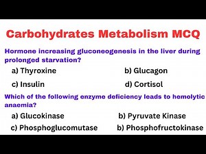 Biochemistry MCQ Questions with Answers | Carbohydrates MCQ for NEET 2026 | Biology MCQ Practice